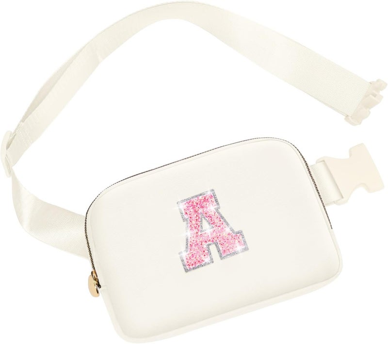 YQE Birthday Gifts for Girls, 4 5 6 7 8 9 10 11 12 13 Year Old Girl Gifts for Teens Kids Daughter Sister Her, Cute Fanny Pack Belt Bag Crossbody Bag Trendy Stuff for Girls Women Teen (Cream, A) - Image 1